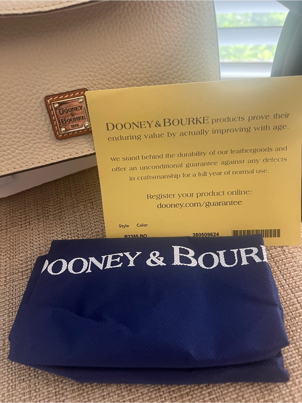 Dooney and Bourke pebbled leather Pinky crossbody bag - Picture 7 of 7